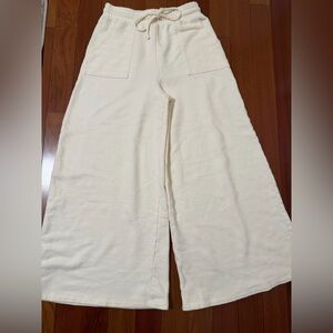 Bucket List Wide Leg Sunday Casual Sweats - Size Small